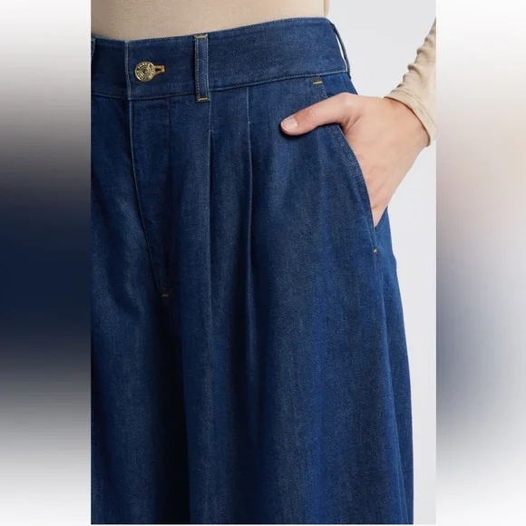 Frame Denim High-Rise Tapered Trouser Jeans Rinse Wash Size 26 NWT - Picture 4 of 8